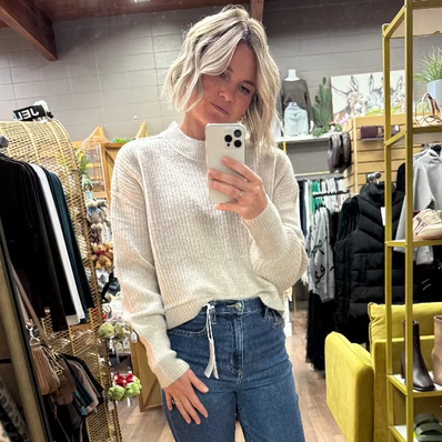 Sumire Soft Cropped Sweater