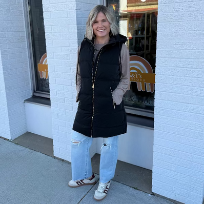 Haley Hooded Puffer Vest