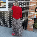 Lexy Long Leopard Dress