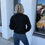 Becca 1/2 Zip Cable Knit Sweater