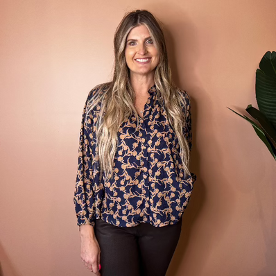 Solene V-Neck Blouse