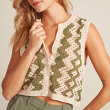 Carrie Sleeveless Cardigan