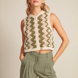 Carrie Sleeveless Cardigan