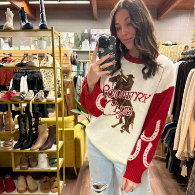 Country Club Oversized Sweater