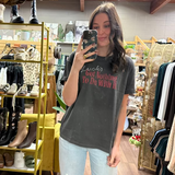 Luck Boyfriend Tee (Double Sided)