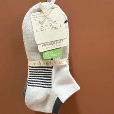 1/2 Terry Walking Powder Low Cut Socks 3Pk
