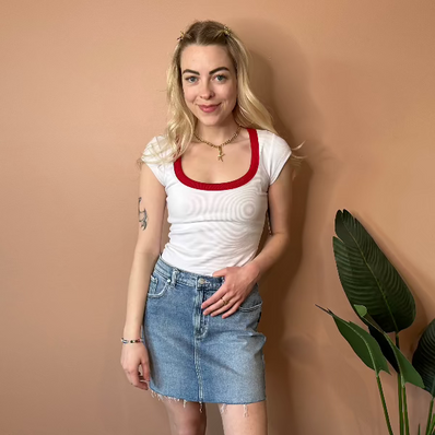 Scootie Scoop Neck Tee