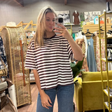 Brunette Boxy Tee
