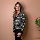 Esme Tweed Texture Cardigan