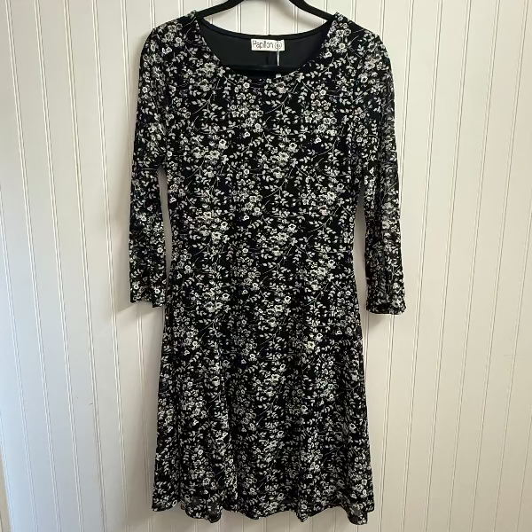 Floral Stretch Panel Dress