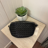 Delphine Woven Sling Bag