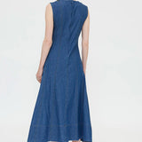 Chambray Long Dress