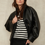 Mirana Faux Leather Jacket