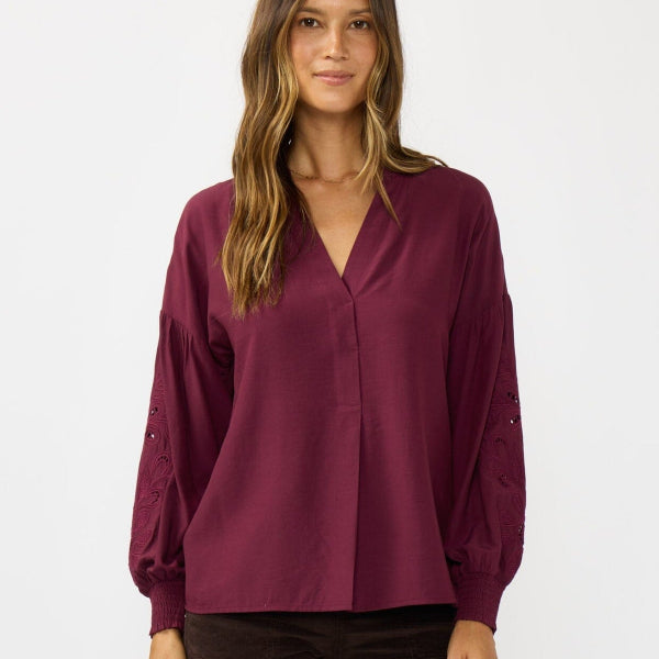 Lira Embroidered Blouse