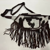 Western Cowhide Fanny Pack