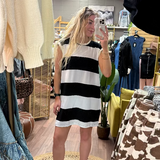 Harper Rolled Sleeve T-Shirt Dress