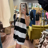 Harper Rolled Sleeve T-Shirt Dress