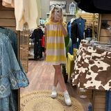 Harper Rolled Sleeve T-Shirt Dress