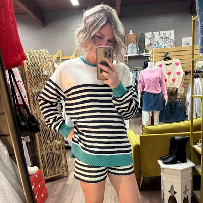 Low Key Stripe Short