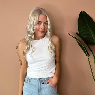 Maria Rib Crew Neck Tank