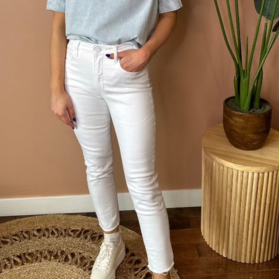 Rachael Mom Jean Optic White