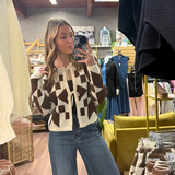 Abstract Carob Cardi
