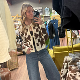 Abstract Carob Cardi