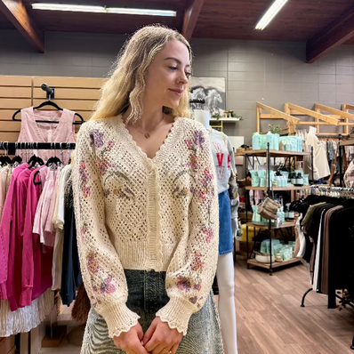 Chryseis V-Neck Cardigan