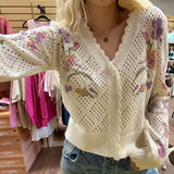 Chryseis V-Neck Cardigan