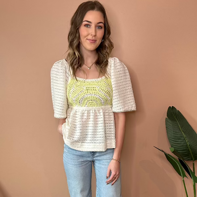 Belle Crochet Top