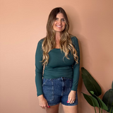 Mariana U Neck L/S Tee