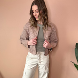 Fiona Floral Quilted Bomber Jacket