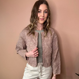 Fiona Floral Quilted Bomber Jacket