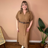 Rylee Belted Shirt Dress