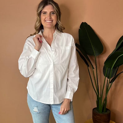 Adelaide Poplin Button Up