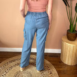 Stacia Tencel Cargo Pants