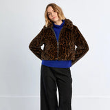 Lexi Leopard Fur Jacket
