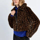 Lexi Leopard Fur Jacket