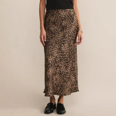 Izabel Leopard Skirt