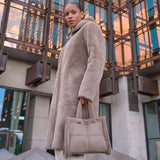 Jasha Faux Fur Shopper