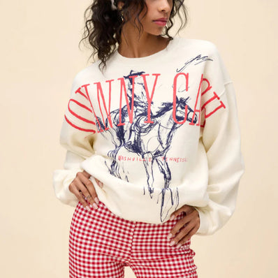 Johnny Cash Wilderness BF Sweatshirt