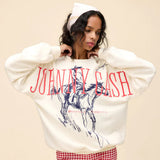 Johnny Cash Wilderness BF Sweatshirt