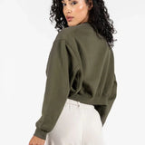 Jess Cotton Fleece Crop