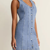 Jolie Denim Mini Dress