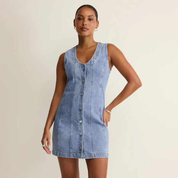 Jolie Denim Mini Dress