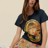 Joni Mitchell Painting With Flowers Solo Tee