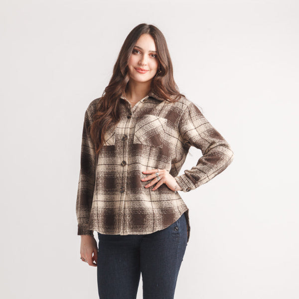 Lightweight Plaid Shacket