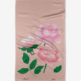Geometry Birth Flower Tea Towel