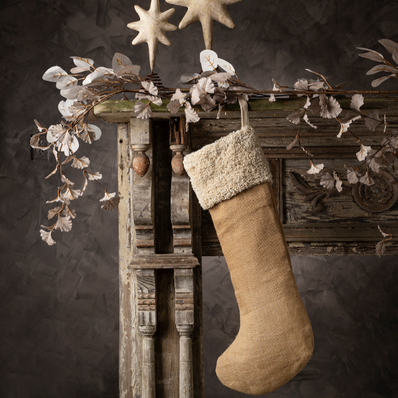 Jute Shag Stocking