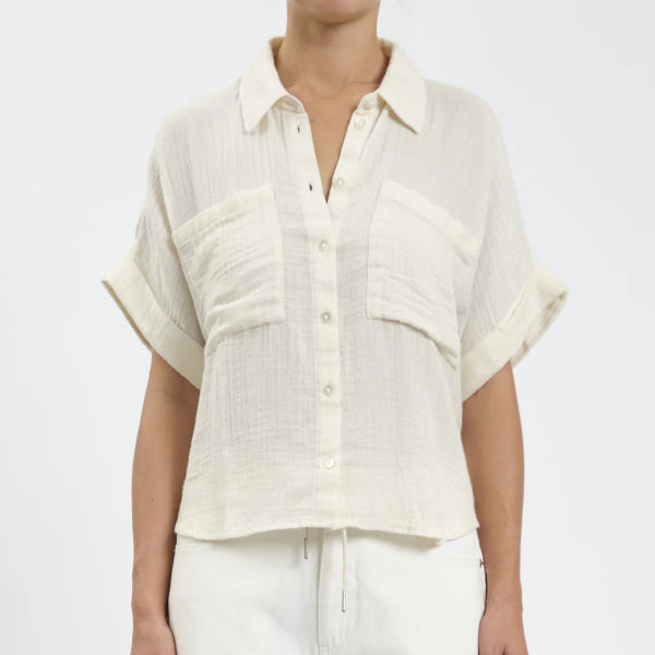 Kate Short Sleeve Button Up